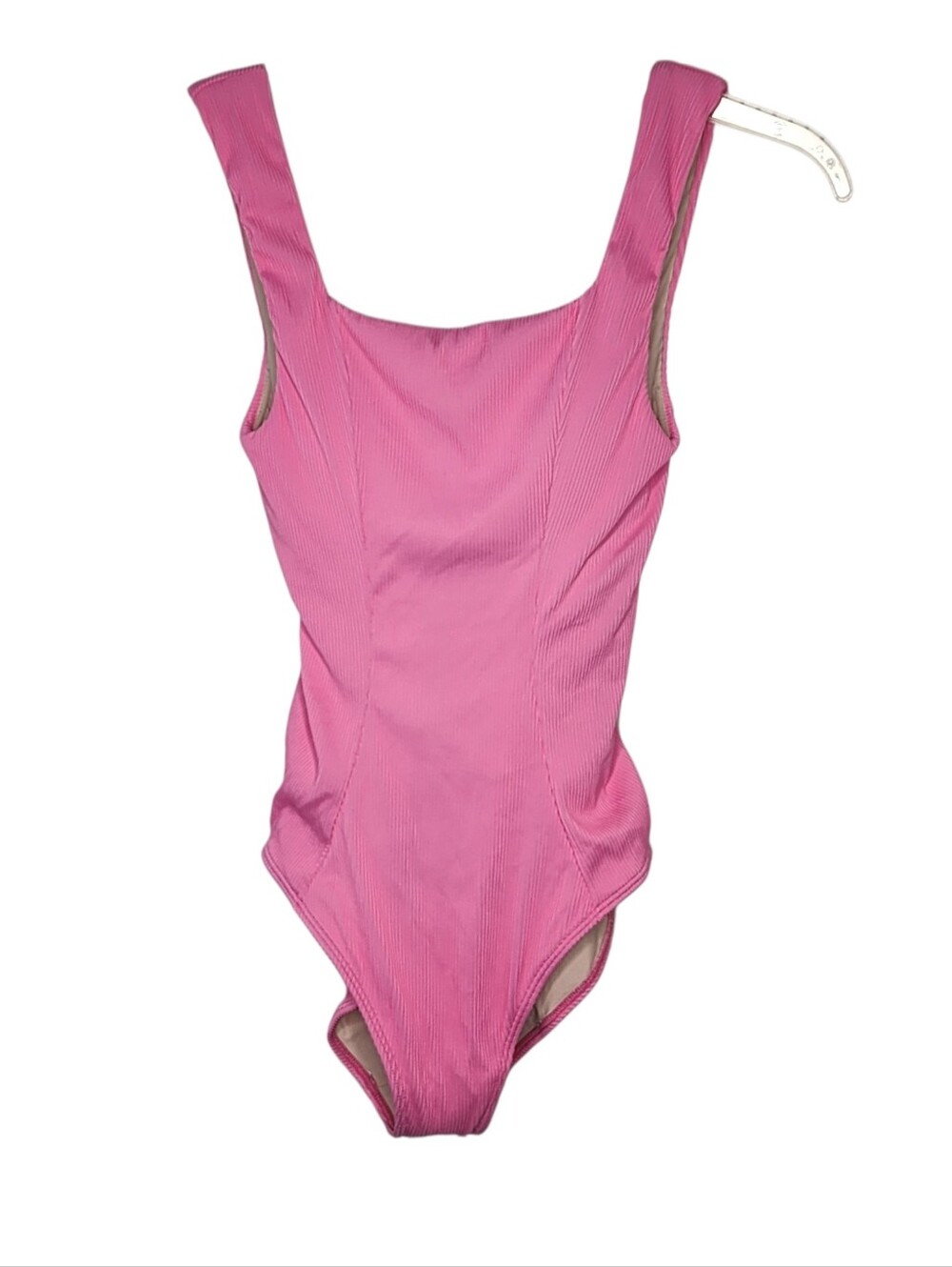 Hermoza One Piece Josephine Pucker-Knit Swimsuit New With Tags Size 10 Sea Pink